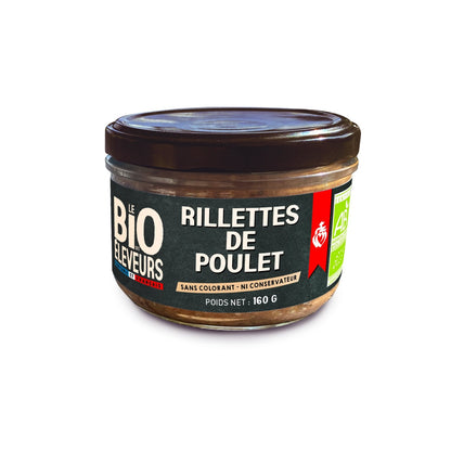 Rillettes de Poulet Bio BONJOUR CAMPAGNE 