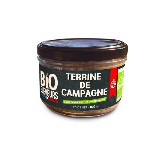 Terrine de Campagne de Campagne Bio BONJOUR CAMPAGNE le pot de 160g