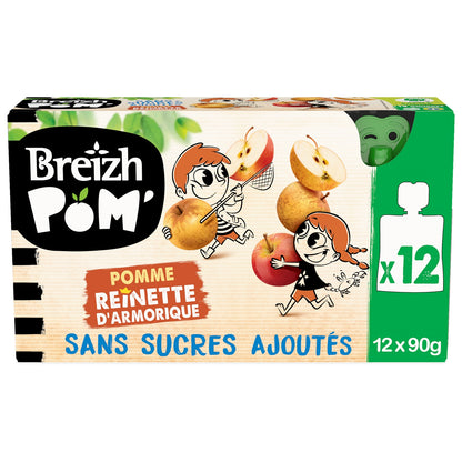 Compote pomme Reinette d'Armorique BREIZH'POM 