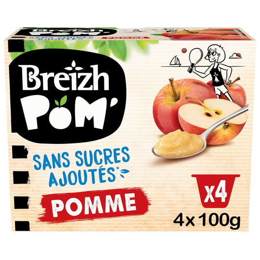 Compote pomme BREIZH'POM 