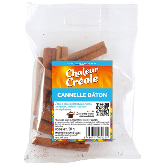 Cannelle Bâtonnet CHALEUR CREOLE le sachet de 50g