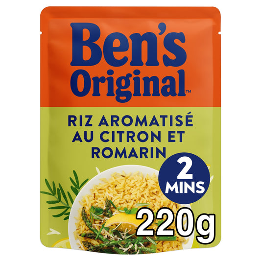 Riz Micro-Ondes Express Citron & Romarin BEN'S ORIGINAL