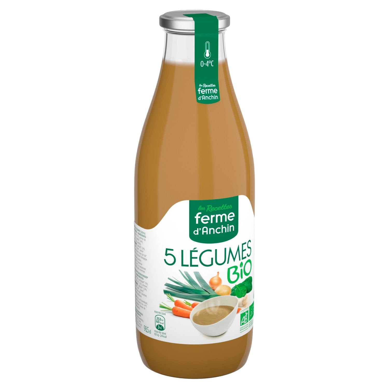 Potage Bio 5 légumes FERME D'ANCHIN 