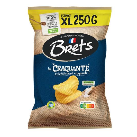 Chips la Craquante Nature BRET'S le sachet de 250g