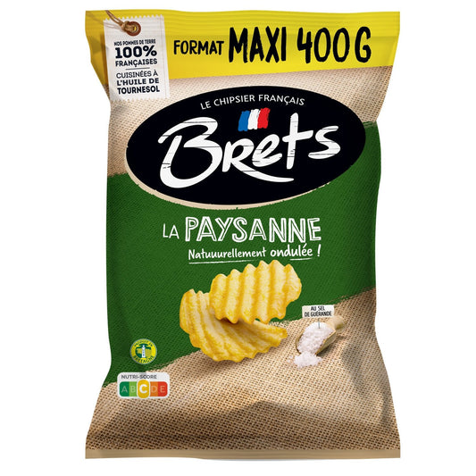 Chips Paysannes Nature BRET'S le sachet de 400 g