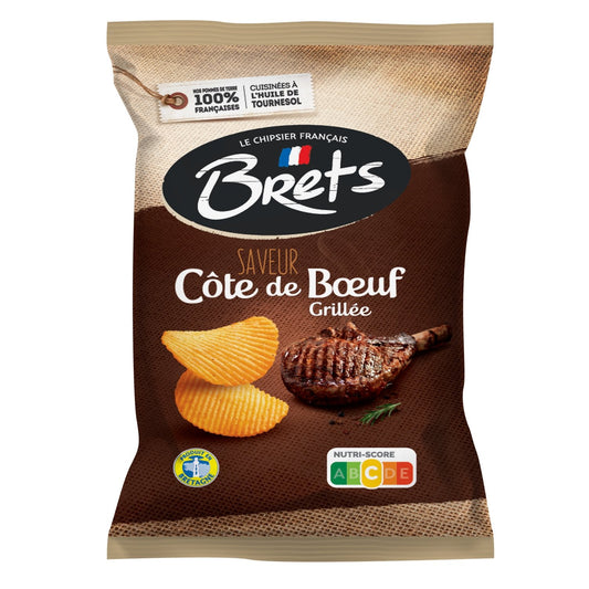 Chips Saveur Côte de Bœuf Grillée BRETS le sachet de 125g