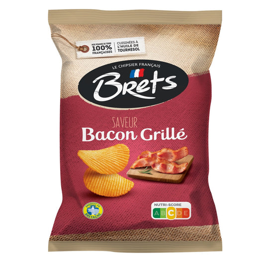 Chips Saveur Bacon Grillé BRET'S le sachet de 125g