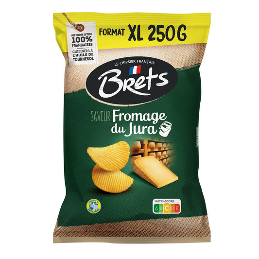 Chips Fromage du Jura BRET'S le sachet de 250g