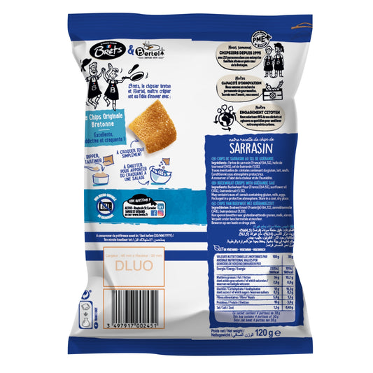 Chips de Sarrasin au Sel de Gerande BRETS