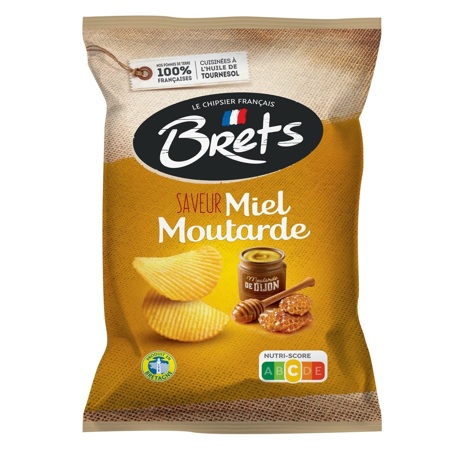 Chips Saveur Miel Moutarde BRETS le sachet de 125g