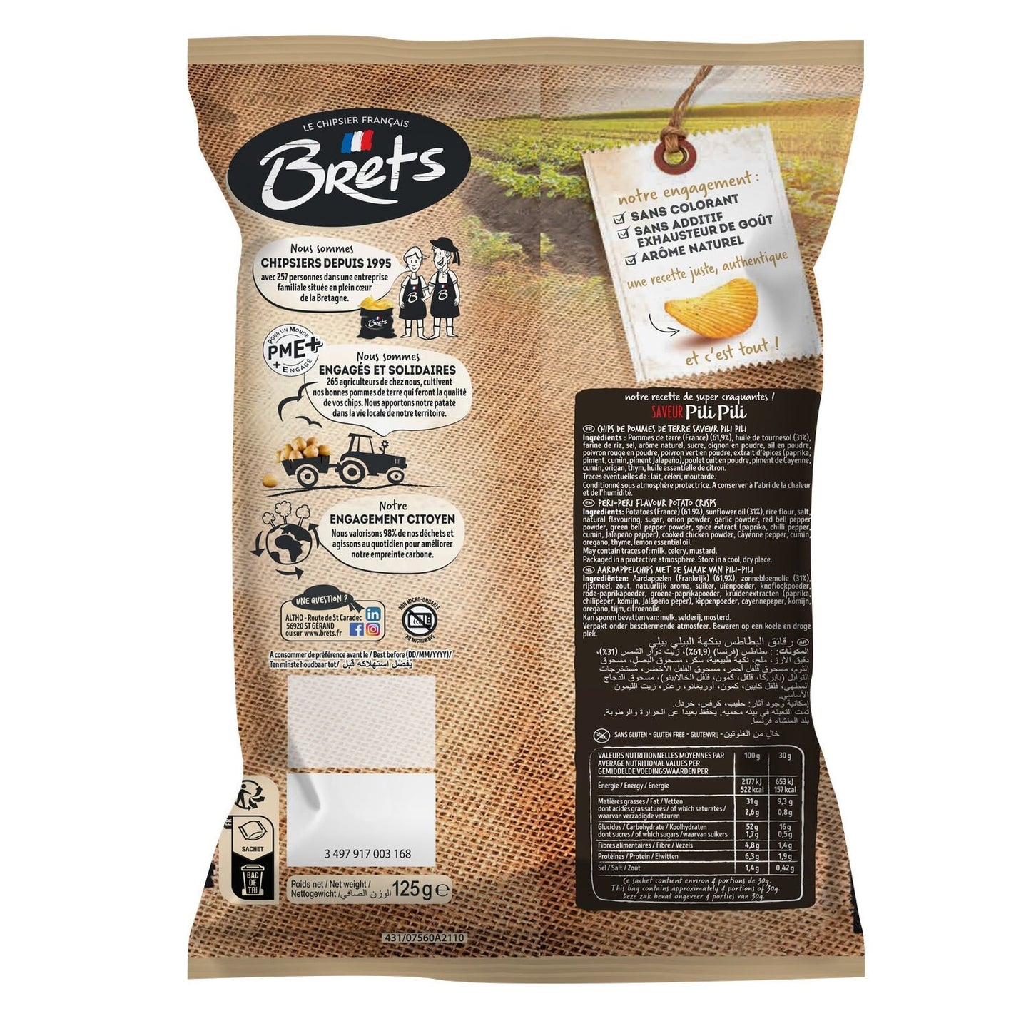 Chips Saveur Pili Pili BRETS