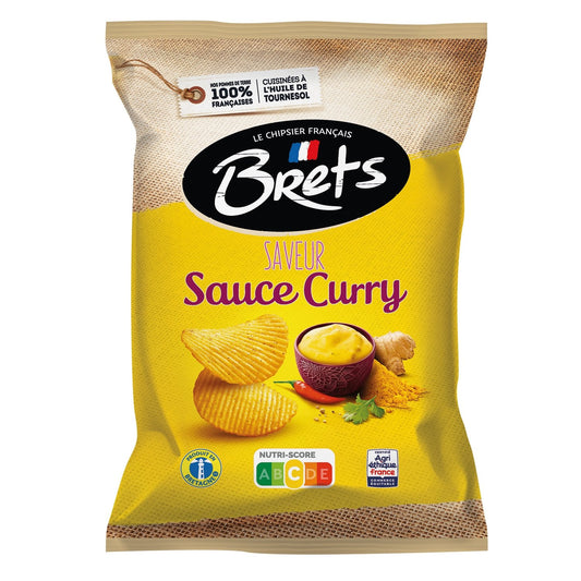 Chips Sauce Curry BRETS le paquet de 125g