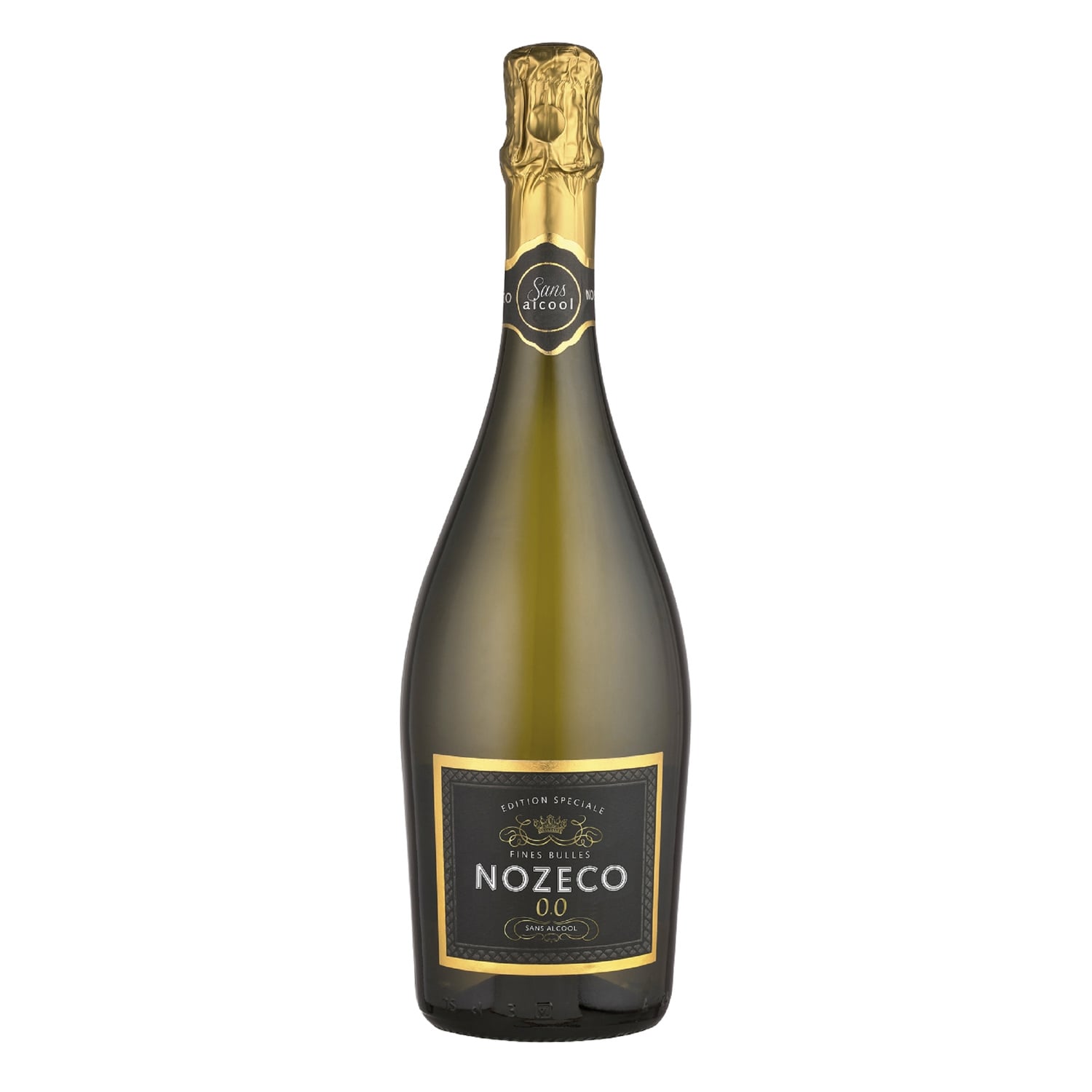 Boisson à Base de Vin Désalcoolisé Blanc Fines Bulles Sans Alcool NOZECO 