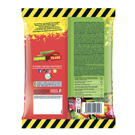 Bonbons Pomme Fraise TETES BRULEES