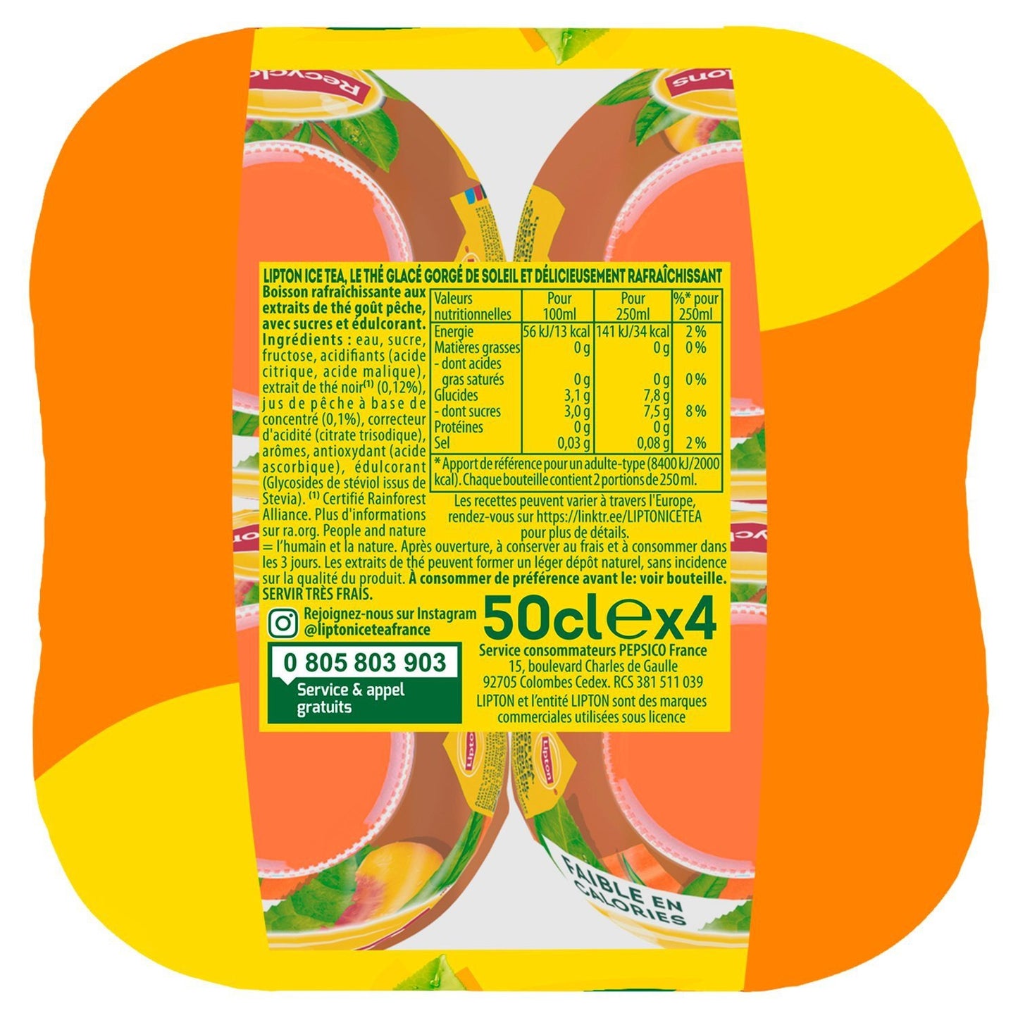 Lipton Peach Iced Tea Drink
