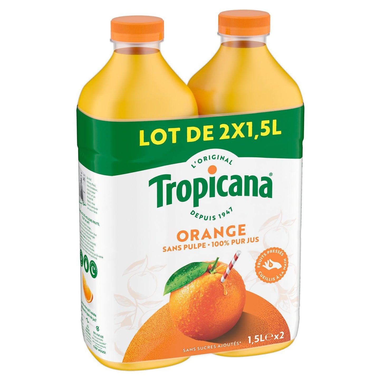 TROPICANA Orange Juice No Pulp No Added Sugar