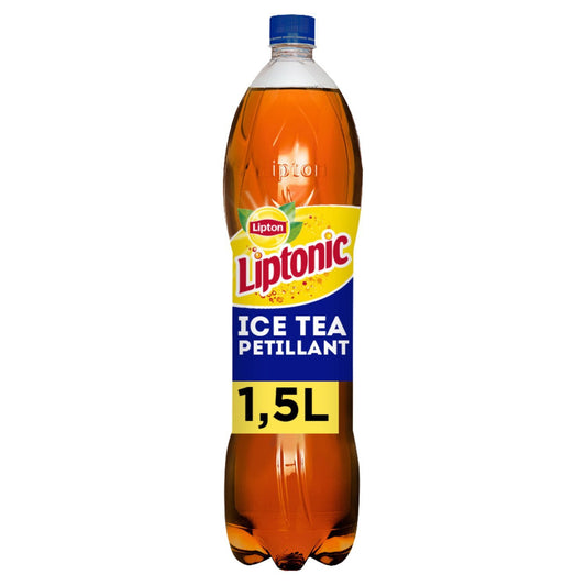 Liptonic Sparkling Iced Tea Drink with Lime Flavor