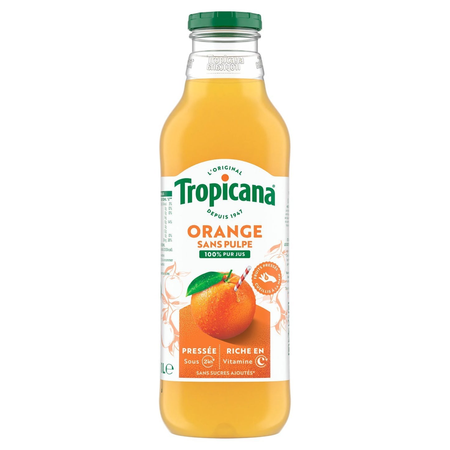 TROPICANA Orange Juice No Pulp No Added Sugar