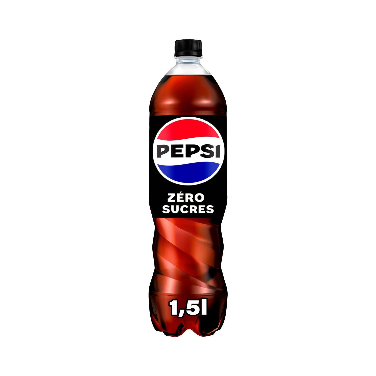Soda au Cola Zéro Sucres PEPSI la bouteille de 1,5L