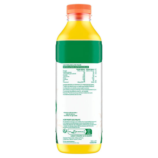 TROPICANA Pure Orange Juice with Pulp No Added Sugar