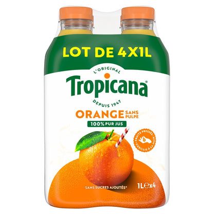TROPICANA Pure Orange Juice No Pulp No Added Sugar