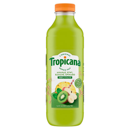 Jus de Fruits Vitalité Ananas, Pomme, Banane, Raisin, Kiwi & Épinard TROPICANA