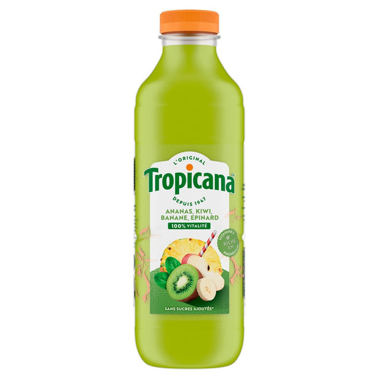 TROPICANA Vitality Fruit Juice Pineapple, Apple, Banana, Grape, Kiwi &amp; Spinach
