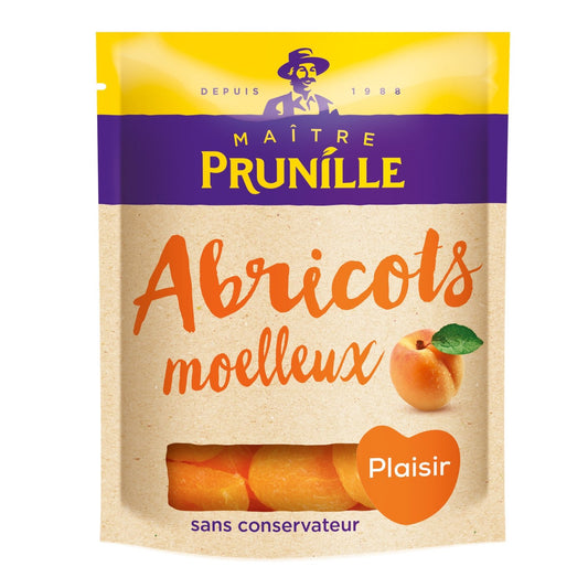 Abricots Secs Dénoyautés MAITRE PRUNILLE le sachet de 250g