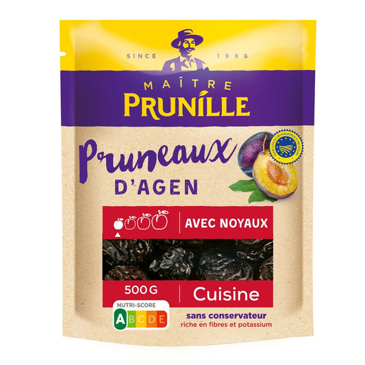 Pruneaux d'Agen Gros MAITRE PRUNILLE le sachet de 500g