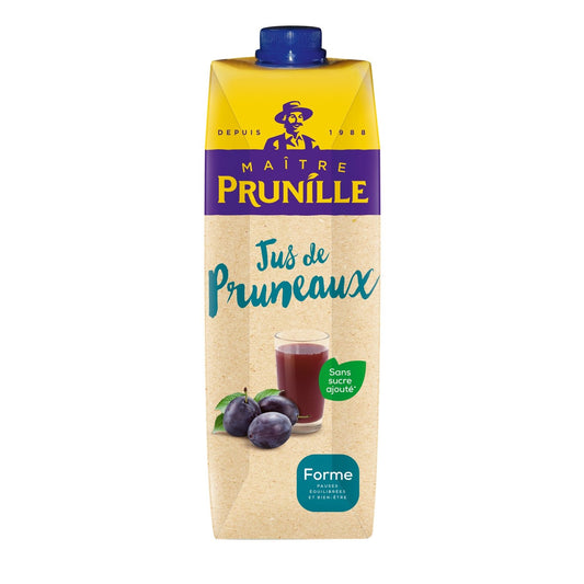 Jus de Pruneaux Sans Sucre Ajoutés MAITRE PRUNILLE la bouteille