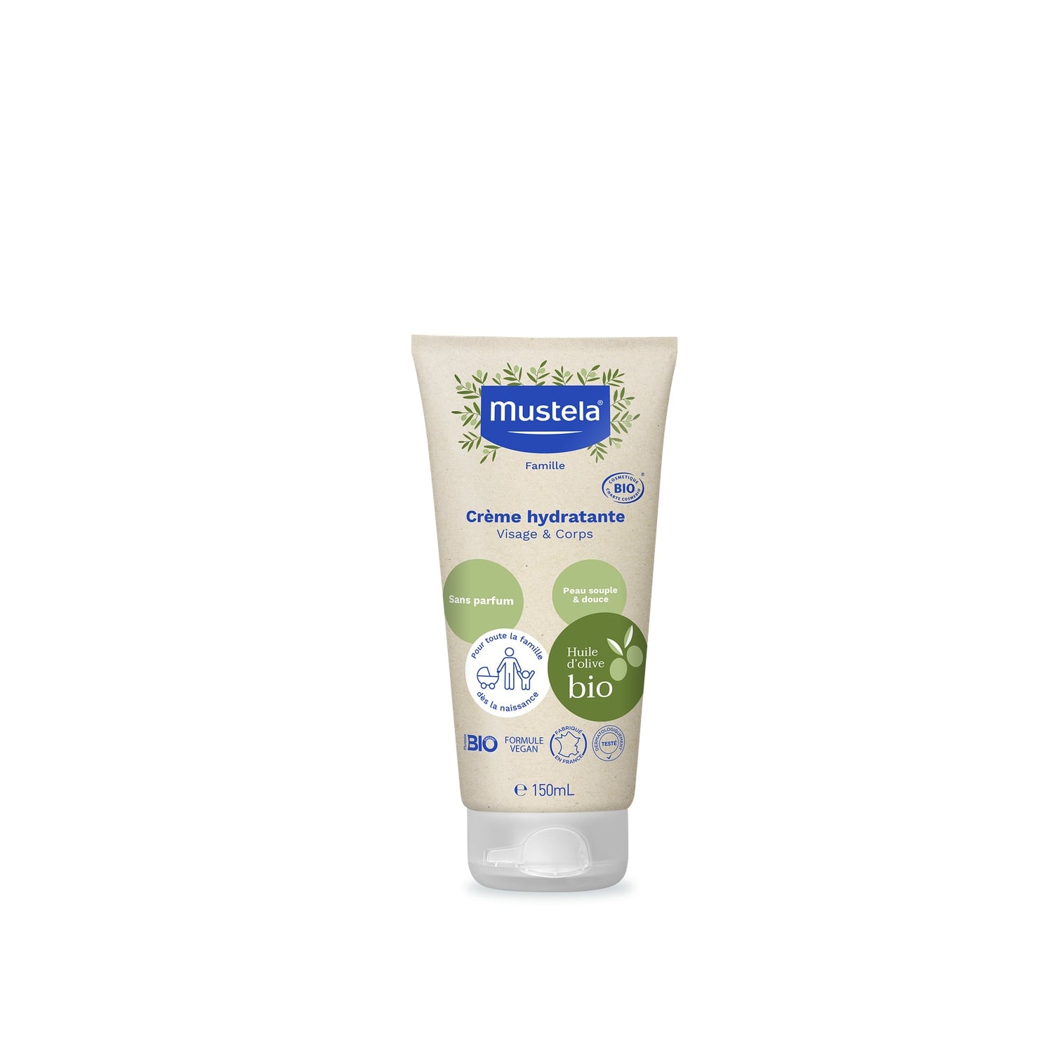 Crème bébé Hydratante A L'Huile D'Olive Bio MUSTELA 