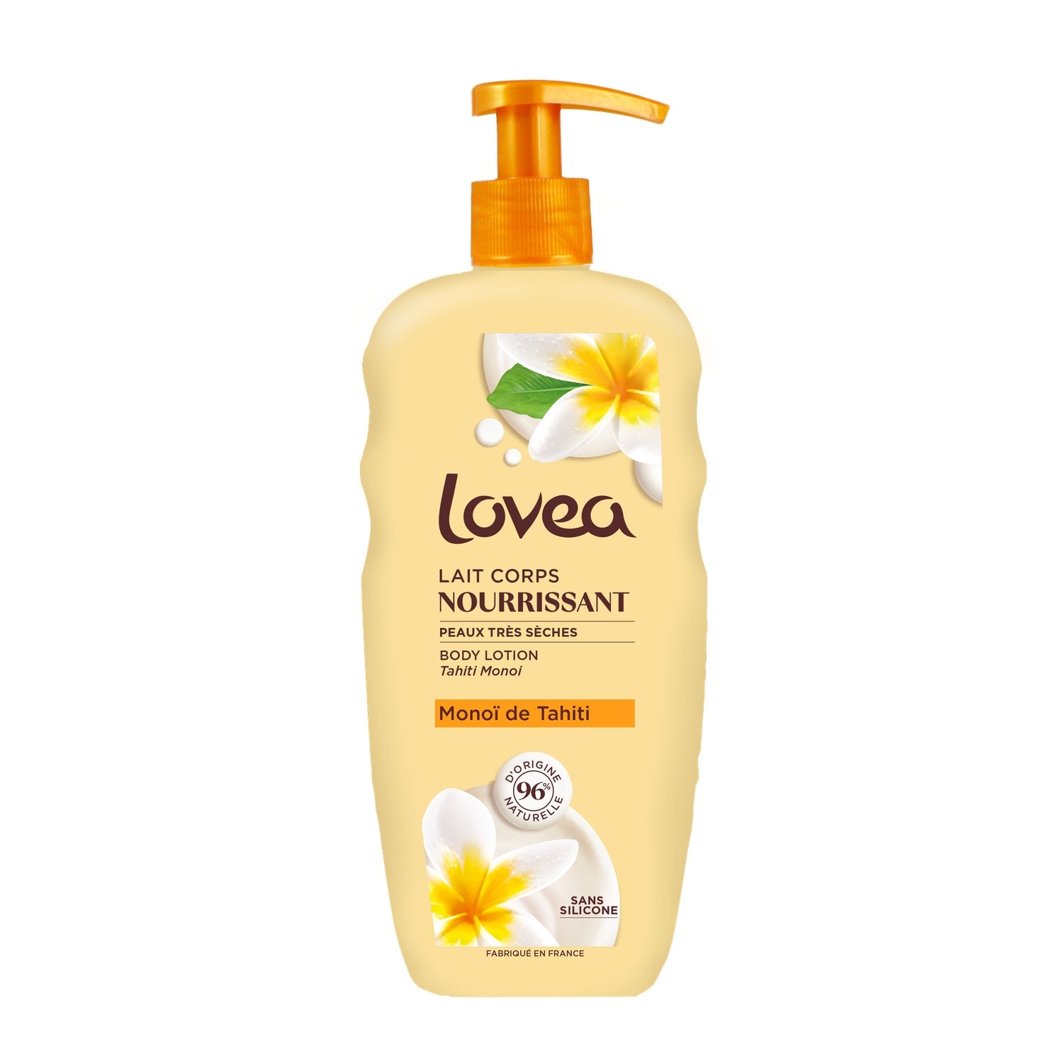 Lait Corps Hydratant Monoï de Tahiti LOVEA 