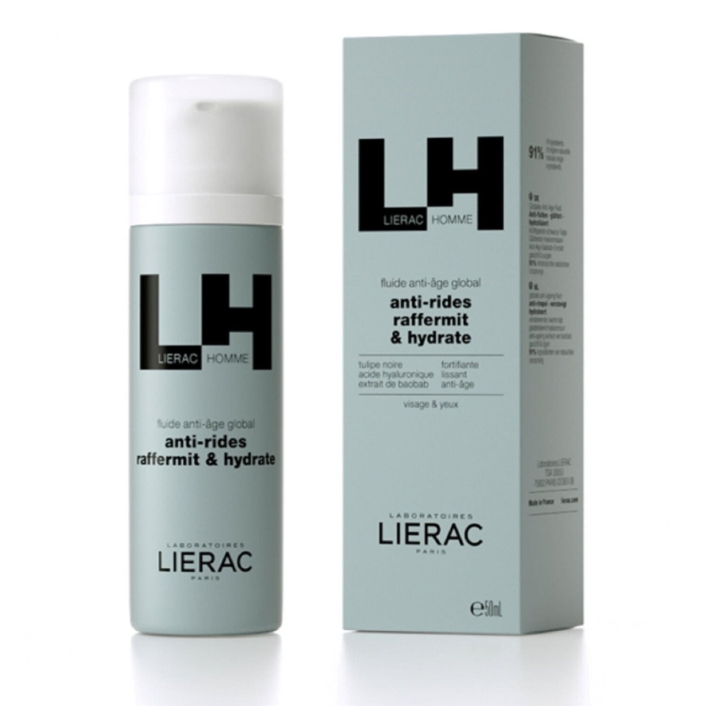Gel Hydratant Régénérant Anti-Âge Anti-Poches LIERAC le flacon de 50mL