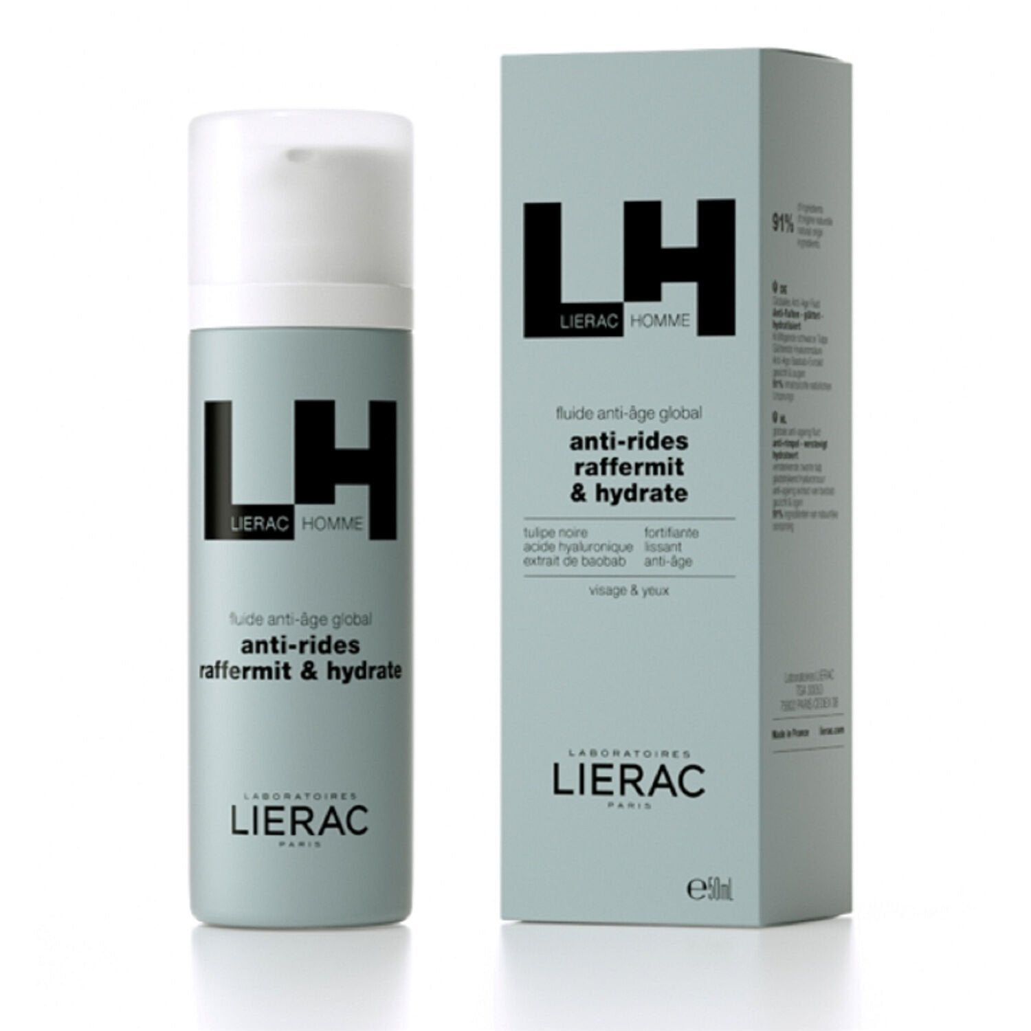 Gel Hydratant Régénérant Anti-Âge Anti-Poches LIERAC le flacon de 50mL