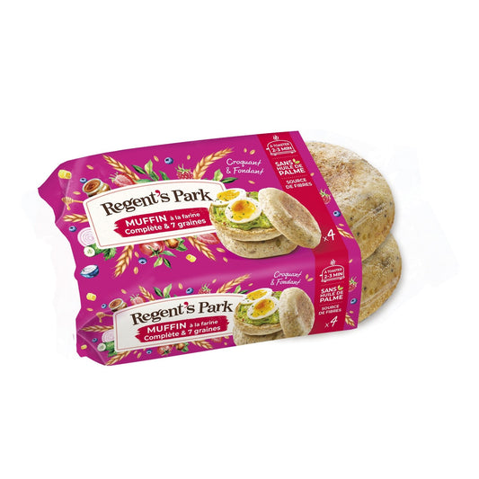 REGENT'S PARK 7 Seed Wholemeal Muffins
