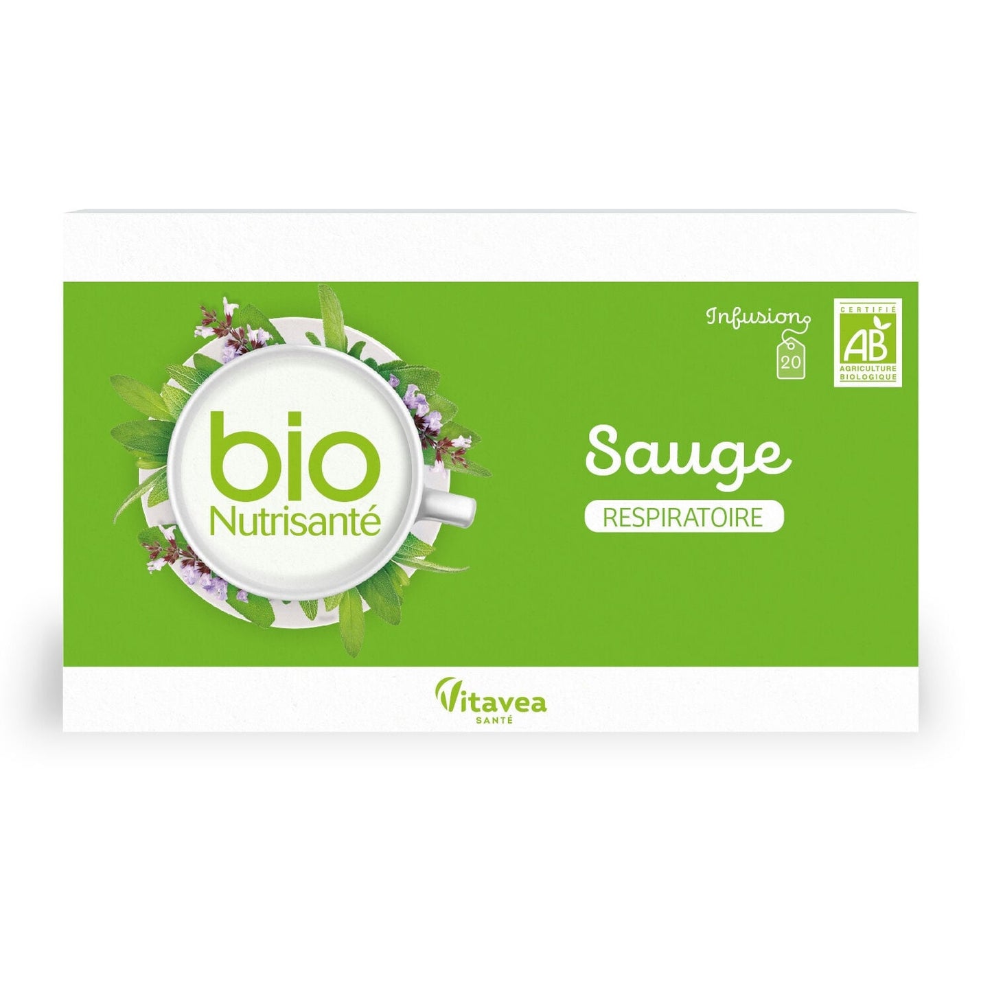 Infusion Respiratoire Sauge Bio BIONUTRISANTE 
