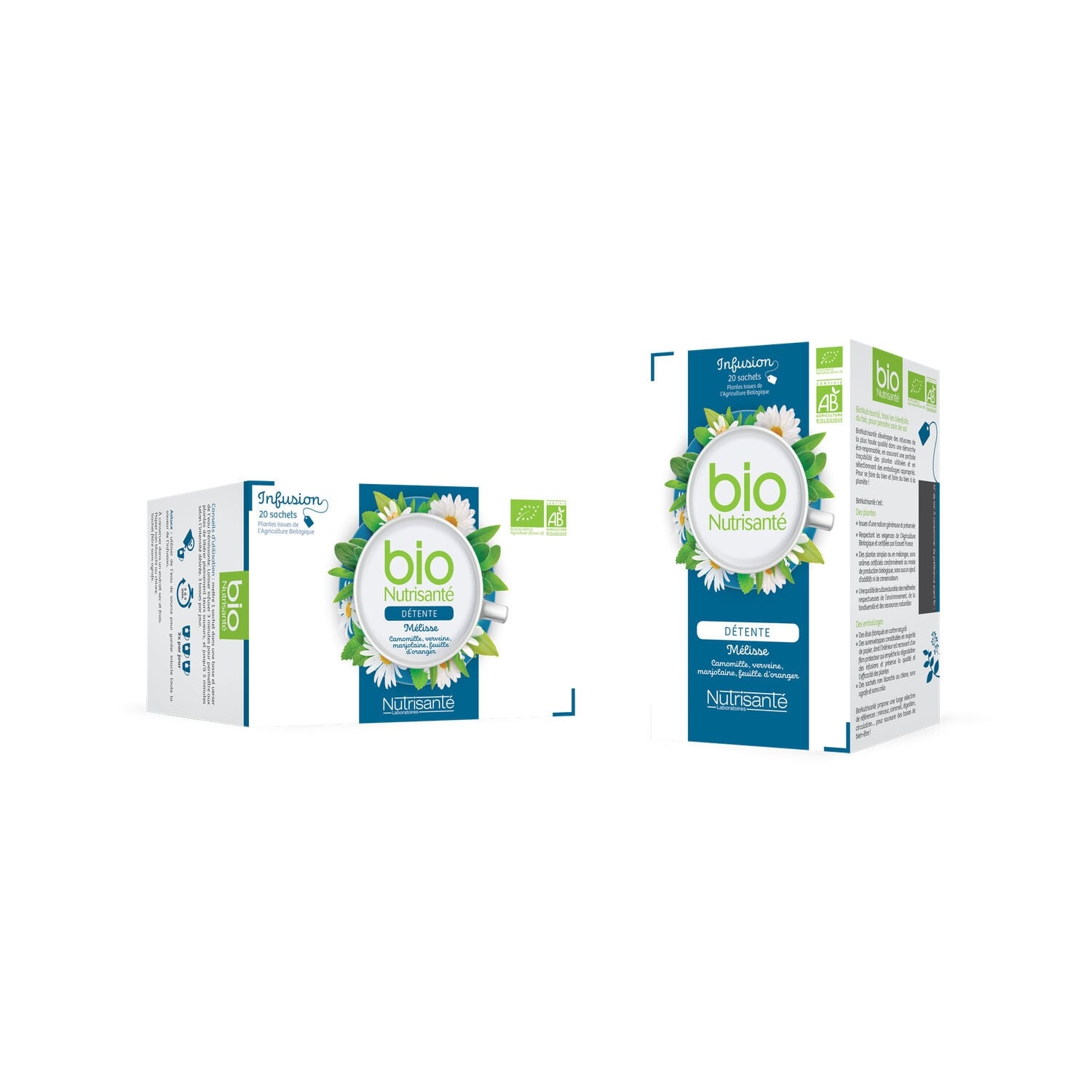 Infusion Détente Passiflore Fleur d'Oranger BIONUTRISANTE 