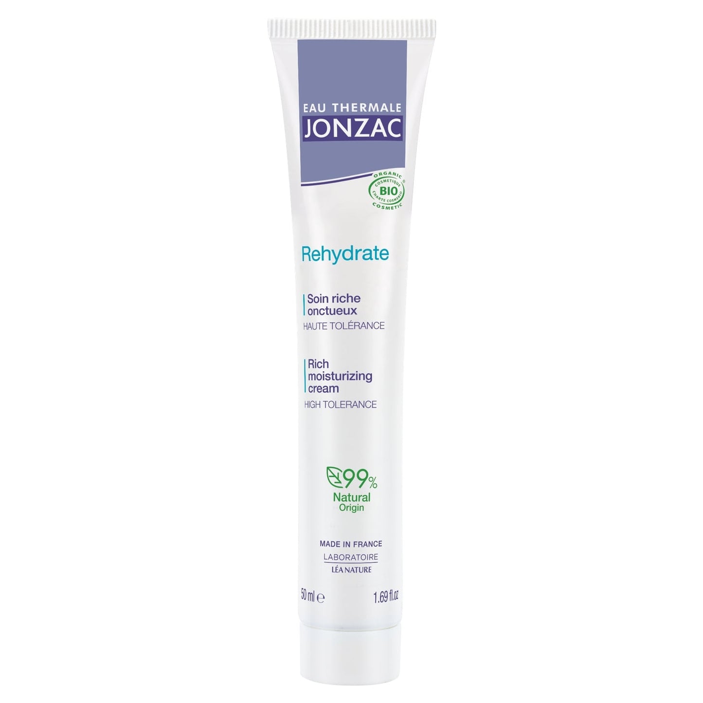 Soin Réhydratant Riche Visage Femme Peau Normale à Sèche Bio EAU THERMALE JONZAC 