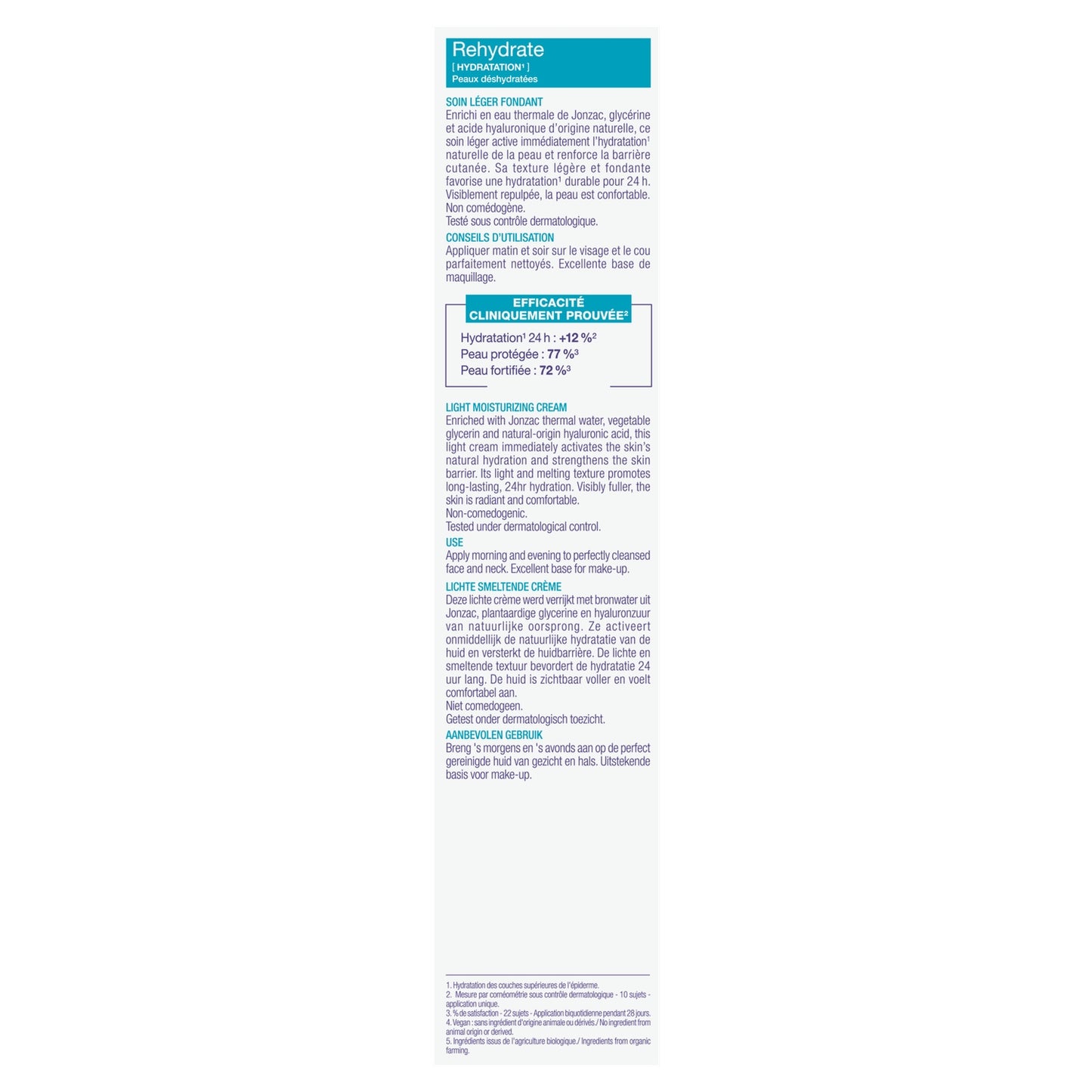Jonzac LEA NATURE Rehydrate Gesichtspflege
