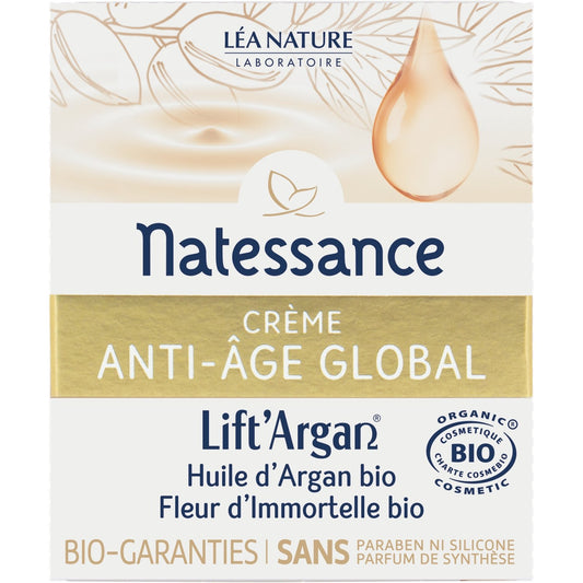 Crème Visage Femme Anti-Âge Liftante Argan Bio LIFT'ARGAN le pot de 50 ml