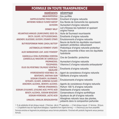 Pflegende Gesichtscreme Cremige Textur Trockene bis sehr trockene Haut Meine Bio-Eselsmilch SO BIO ETIC