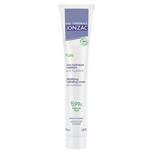 Crème Visage Femme Peau Mixte à Grasse Purifiante Matifiante Bio EAU THERMALE JONZAC le flacon de 50mL