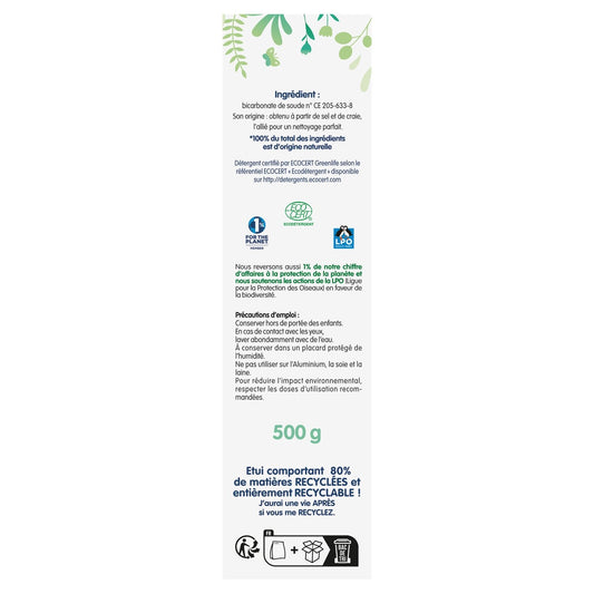 Bicarbonate de Soude Multi-Usage Naturel Ecologique BIOVIE