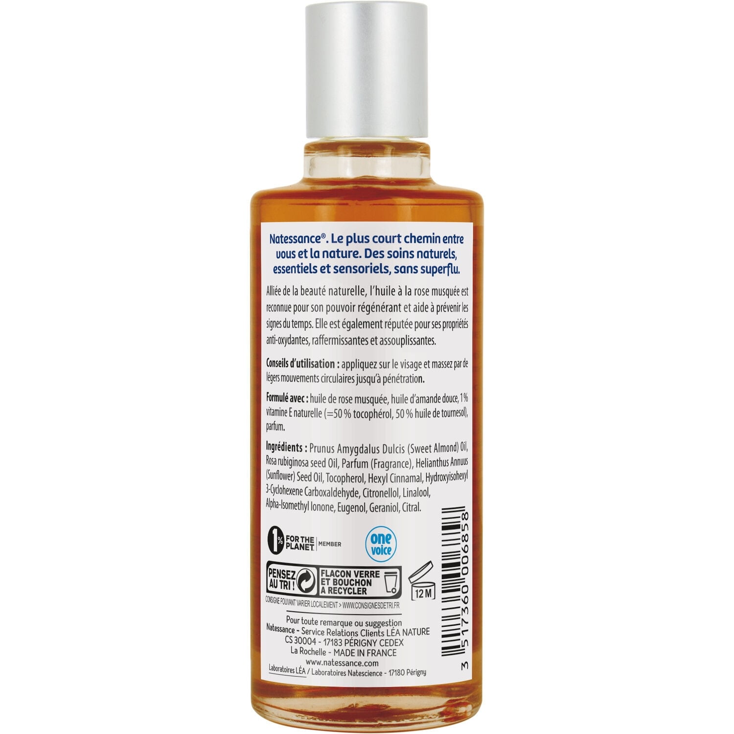 Huile Corps Revitalise Anti-âge Rose Musquée LEA NATURE 