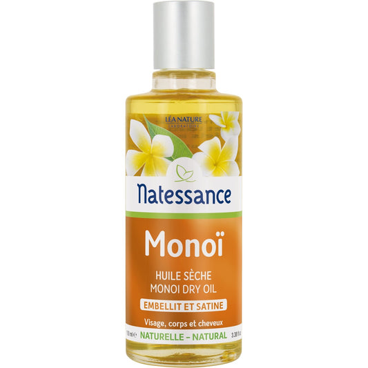 Huile Sèche Corps Cheveux Embellit et Satine Monoï et Ylang-Ylang LEA NATURE le flacon de 100mL