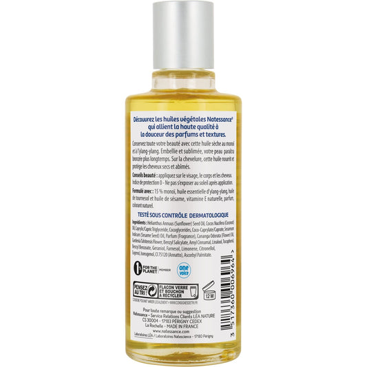 Huile Sèche Corps Cheveux Embellit et Satine Monoï et Ylang-Ylang LEA NATURE