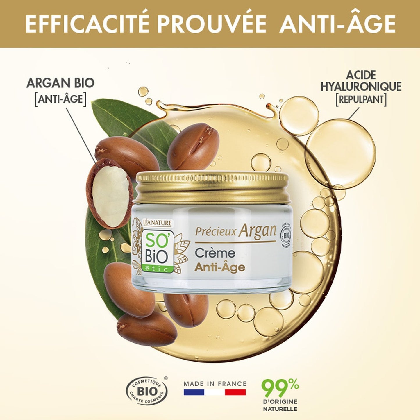 SO'BIO ETIC Bio-Argan Precious Day Anti-Aging-Creme