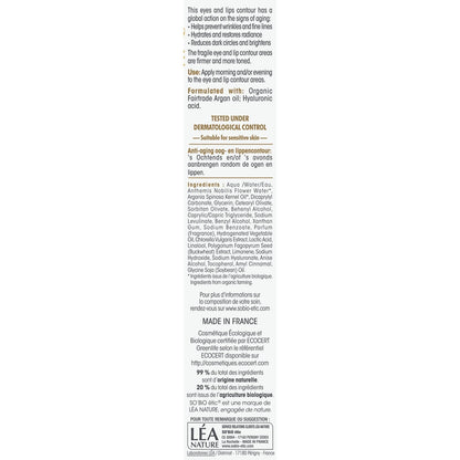 Augen- und Lippenpflege Wertvolle Anti-Aging Augen- und Lippenkontur Bio-Argan SO'BIO ETIC