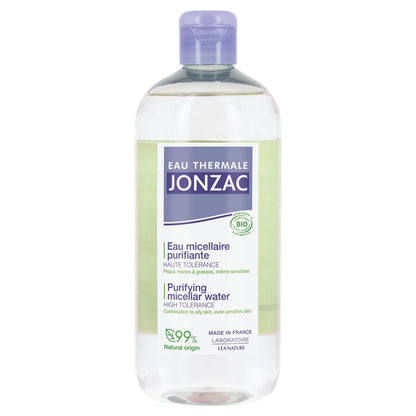 Jonzac Bio Reinigendes Mizellen-Gesichtswasser für Mischhaut bis fettige Haut JONZAC THERMALQUELLWASSER