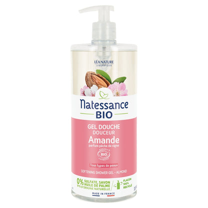 Gel douche Corps Adoucissante à l'Amande Bio NATESSANCE 